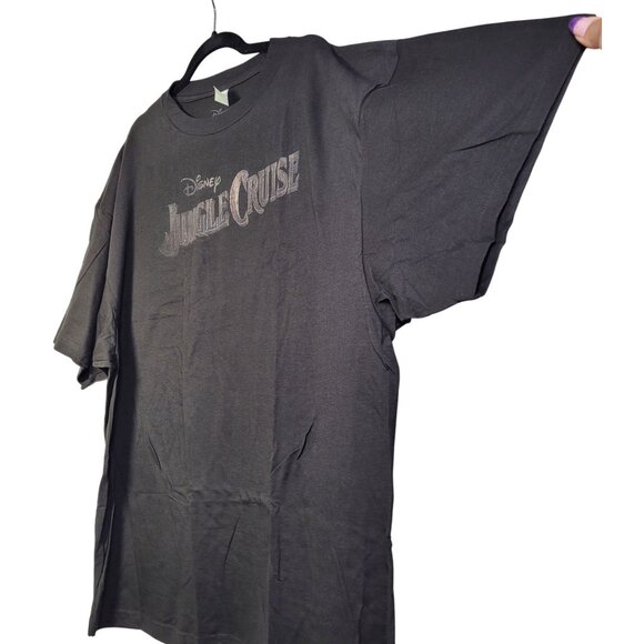 Disney Men's Short Sleeves Jungle Cruise Logo Tee Shirt Black Size 3XL New - Picture 3 of 9